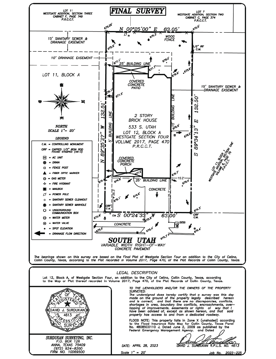 House Final Survey drawing