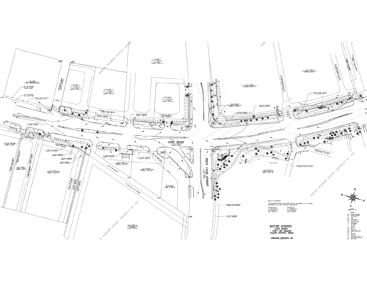 Route Survey drawing